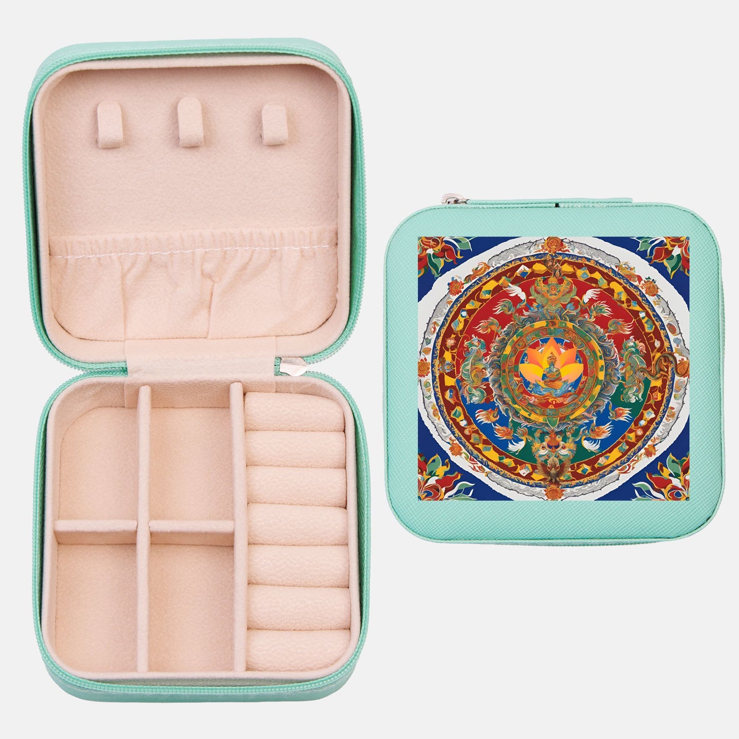 Holiday Four Dignities Jewelry Travel Case – Personalized Gift Box for Jewelry Storage & Travel