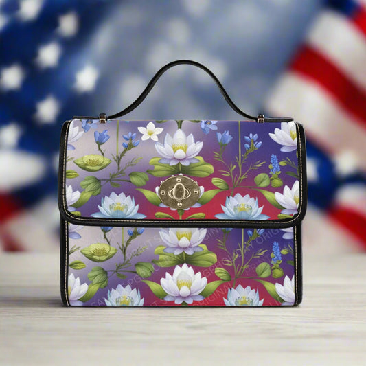 PGP Holiday | High-Grade Waterproof Tarpaulin Shoulder Bag "Flora Majestic" - Elegant Protection Meets Everyday Utility