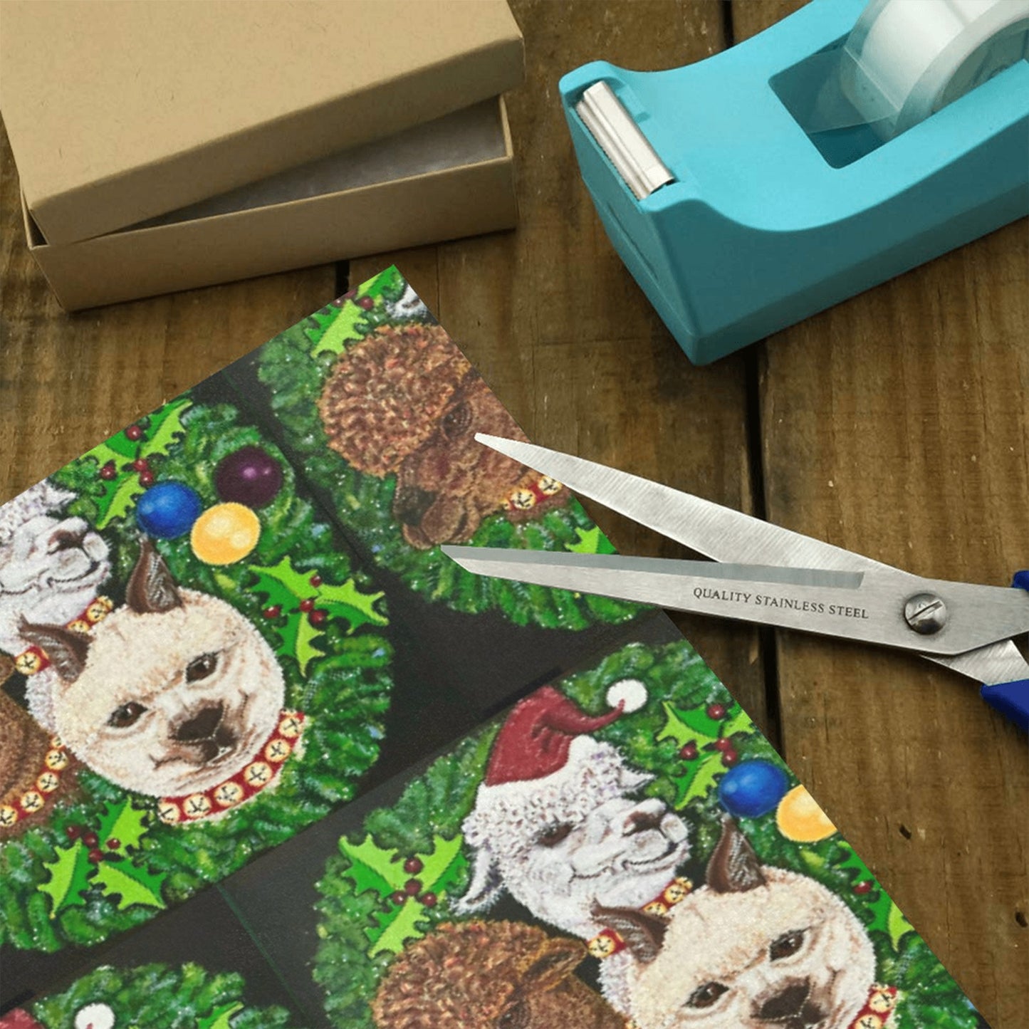 Margeaux Wooly Wonderland Gift Wrapping Paper – 3-Roll Set (58" x 22.8")