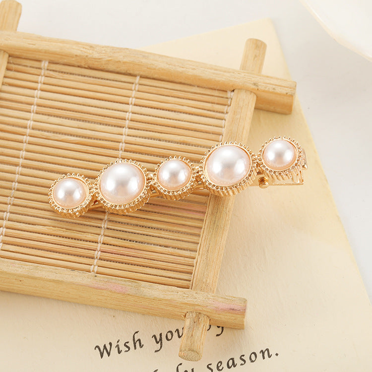 Mermaidcore Pearl Bow Hair Clips – Elegant Slip-On Styles in Multiple Designs | Ocean-Inspired Alloy