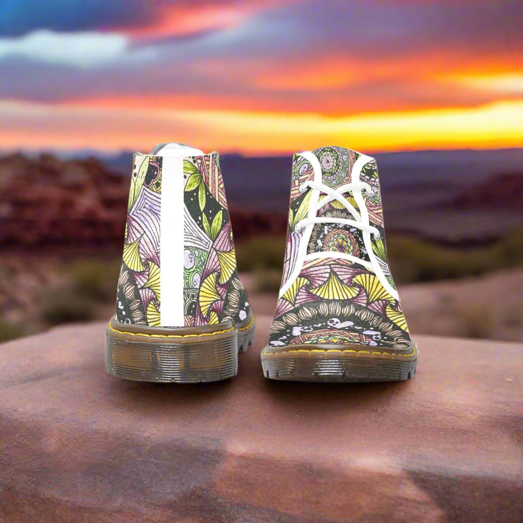 PGP Holiday Melissa Women's Boho Canvas Chukka Boots