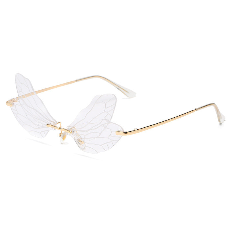 Gradient dragonfly Fairycore sunglasses