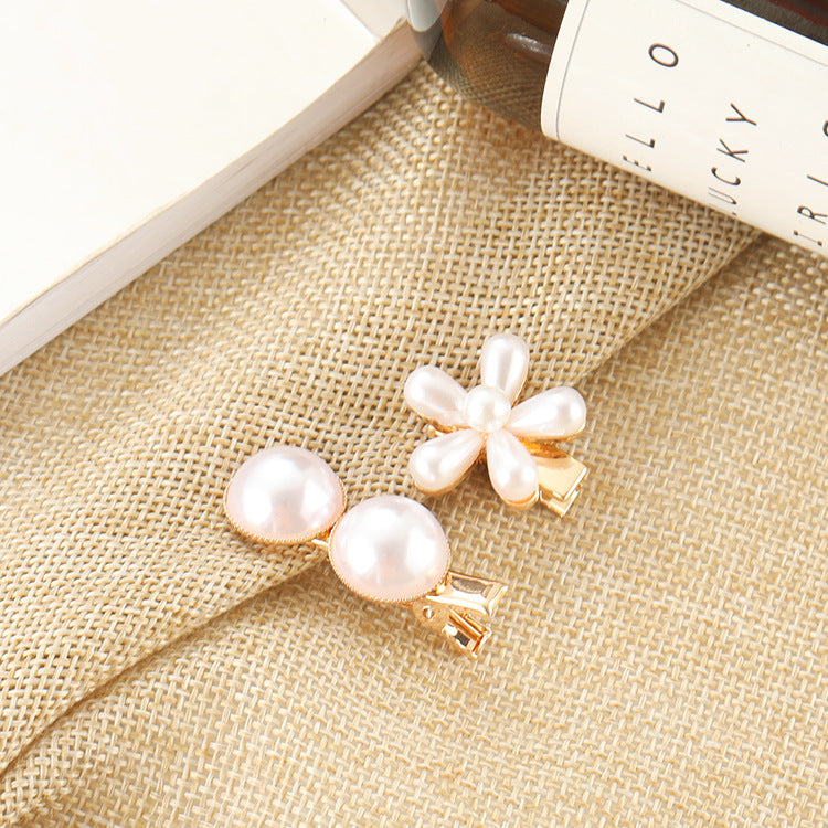 Mermaidcore Pearl Bow Hair Clips – Elegant Slip-On Styles in Multiple Designs | Ocean-Inspired Alloy