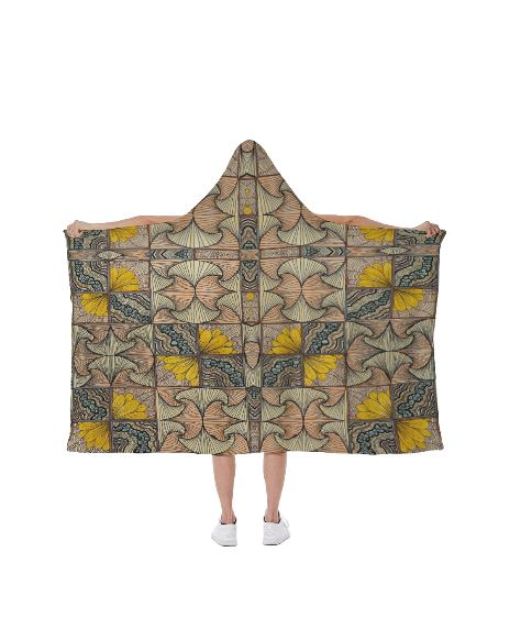 PGP Holiday Melissa Regeneration Hooded Blanket with Soft Fleece Lining