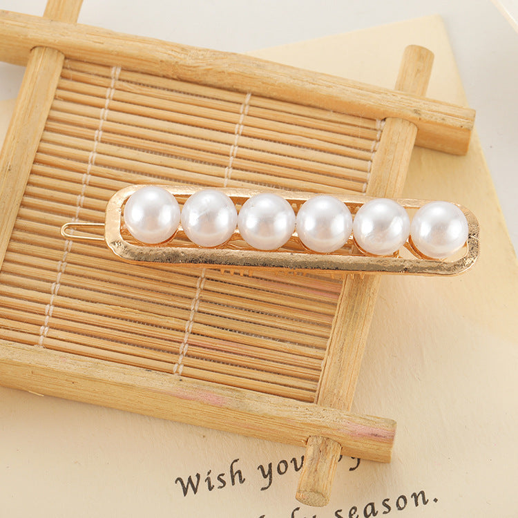 Mermaidcore Pearl Bow Hair Clips – Elegant Slip-On Styles in Multiple Designs | Ocean-Inspired Alloy