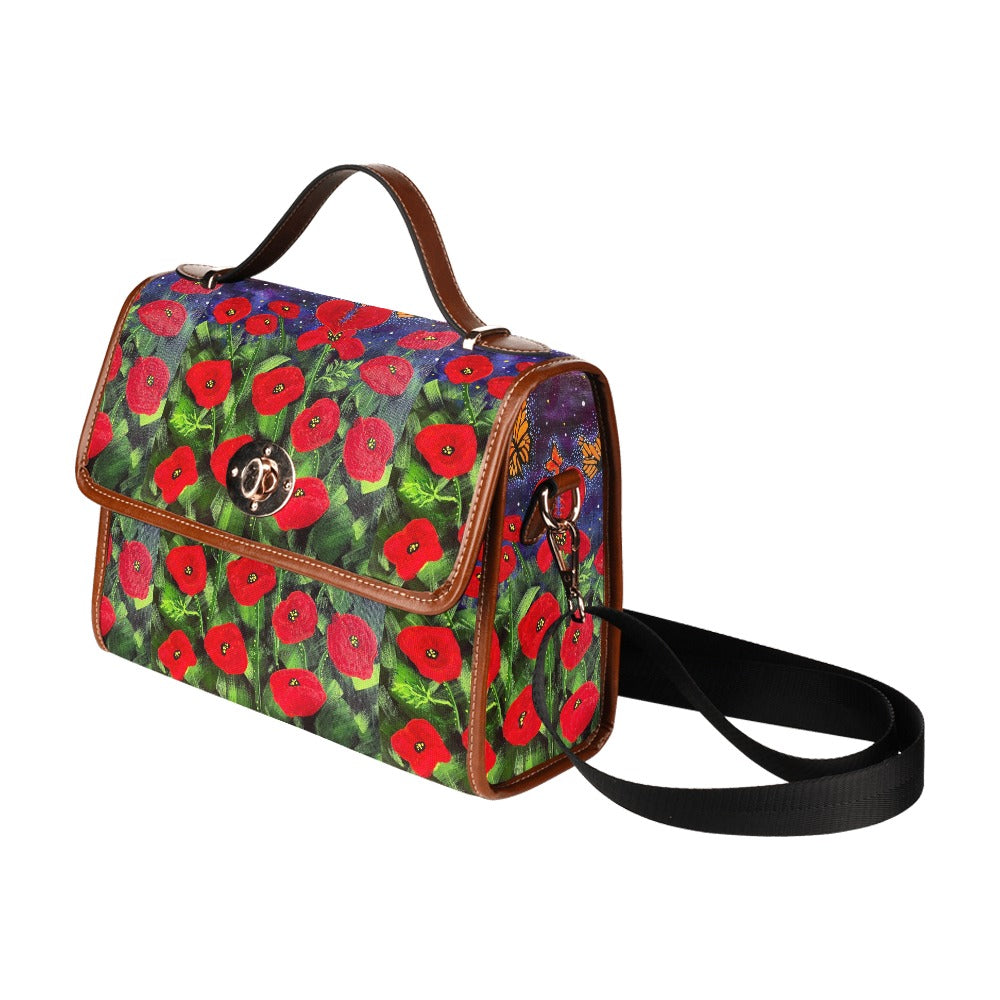 PGP Holiday Margeaux Remembrance Waterproof Canvas Bag – Versatile Crossbody Tote for Work, School & Travel