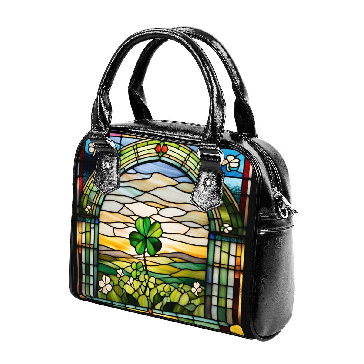 PGP Holiday Cluainsholas Handbag – Versatile Stained Glass Statement Bag