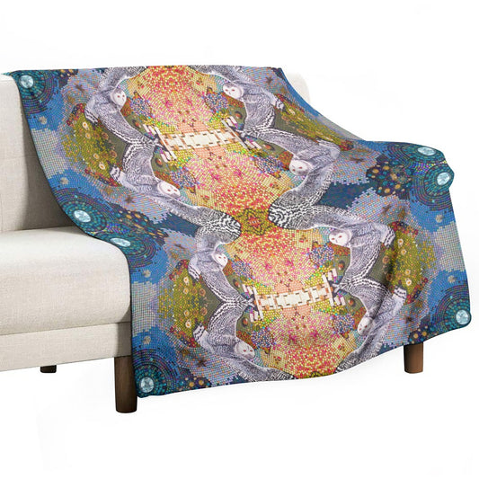 PGP Holiday Margeaux Limited Edition 2025 Flannel Throw Blanket – Soft & Lightweight | March Featured Artist