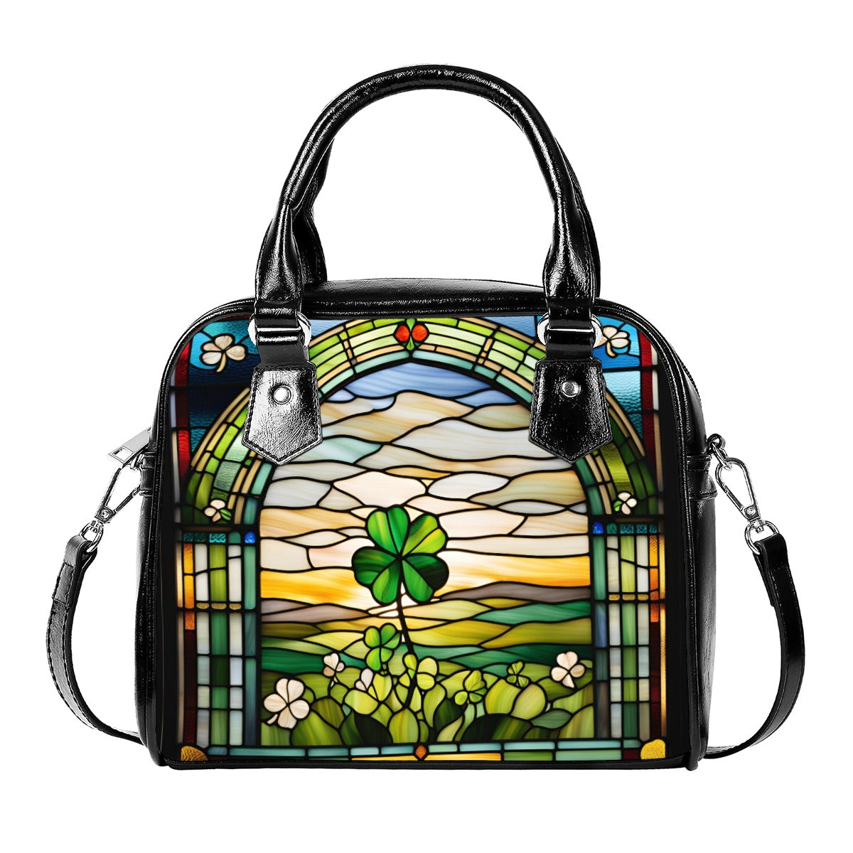 PGP Holiday Cluainsholas Handbag – Versatile Stained Glass Statement Bag