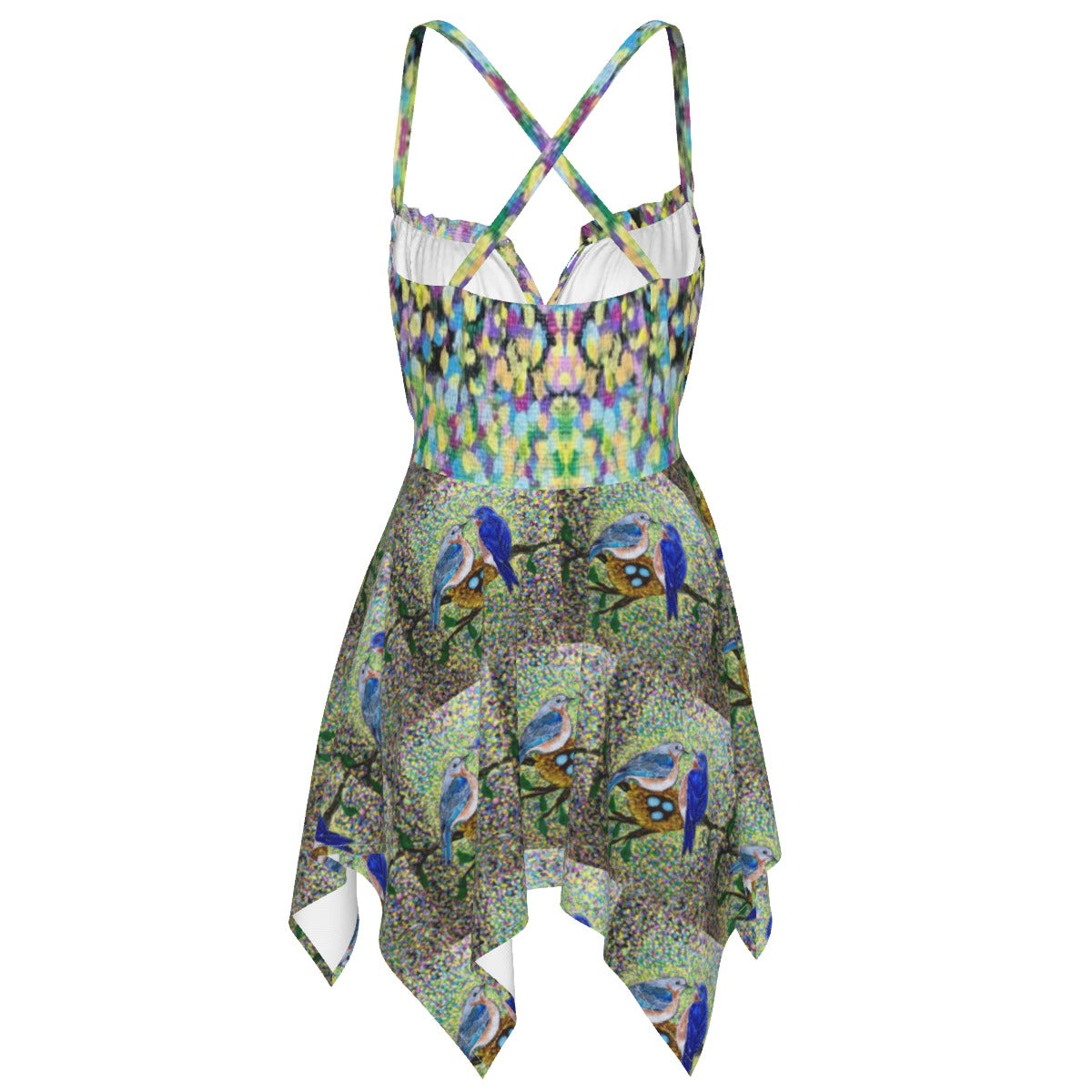 PGP Holiday Margeaux Bluebirds Women's Slip Dress – Versatile Spring & Easter Fashion