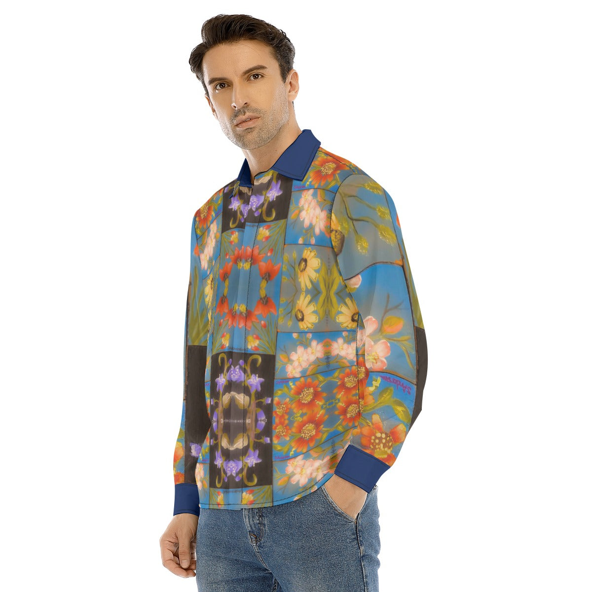 PGP Holiday Suzanne Men's Limited Edition Lapel Collar Shirt with Concealed Placket – 2025 IWD March