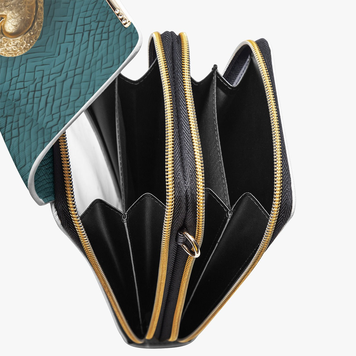 PGP Holiday 2025 Hecate Mobile Phone Chest Bag - Lush Teal Waffle Texture Print