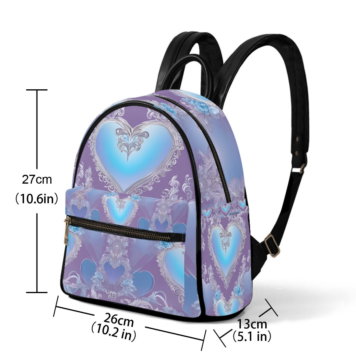 PGP Holiday She Prefers Silver Line - Cloud - "Mini-dorable" Mini Backpack