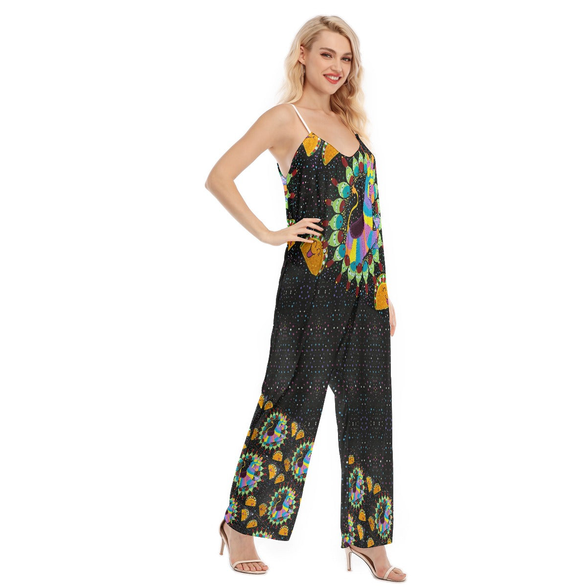 PGP Holiday Margeaux Piñata Cantina Loose Cami Jumpsuit