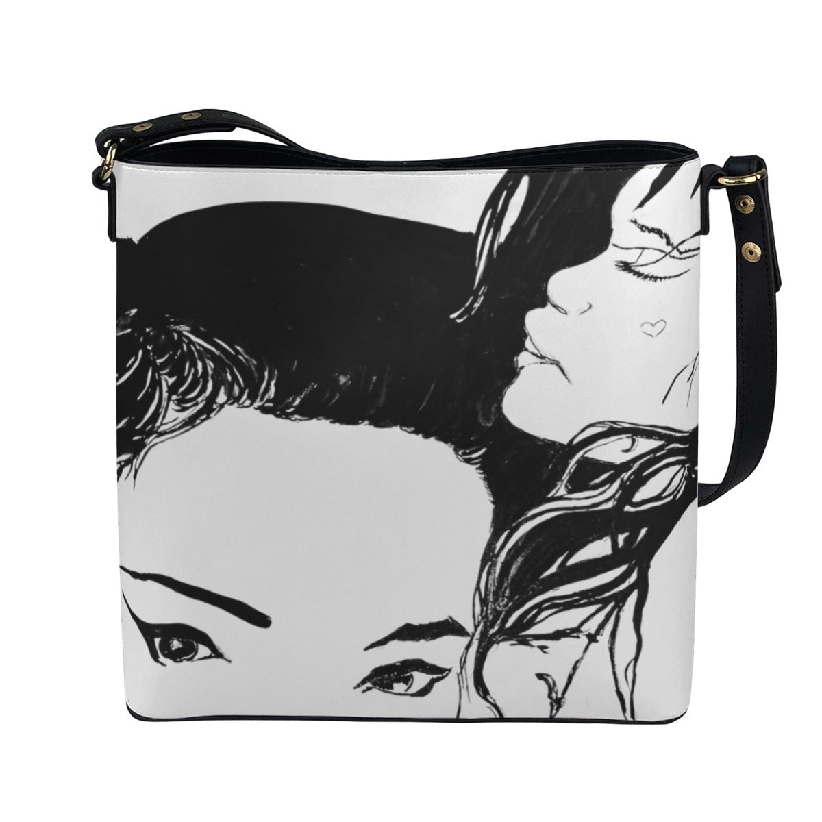 PGP Holiday Amanda Pookie Minimalist Square Crossbody Bucket Bag – Sleek Everyday Style