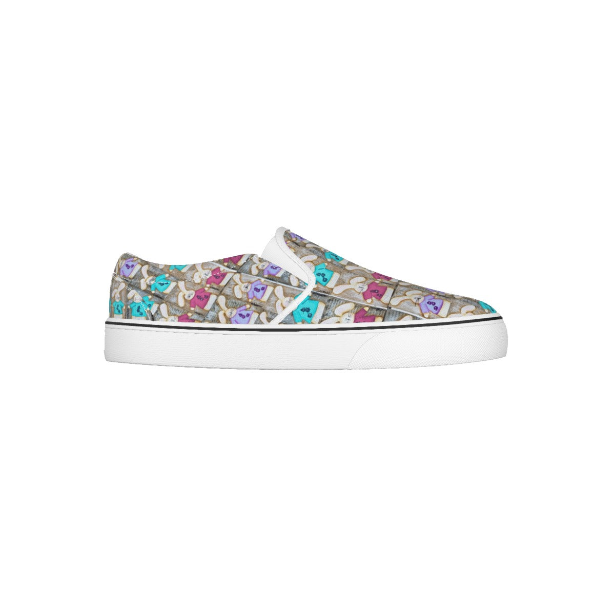 PGP Holiday Suzanne Hoppin' Men's Slip-On Sneakers – Comfortable & Stylish Matching Family Shoes