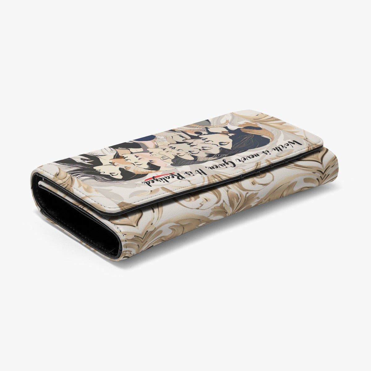 PGP Holiday Realized Tri Fold Wallet - Stylish & Practical PU Leather Wallet for Women