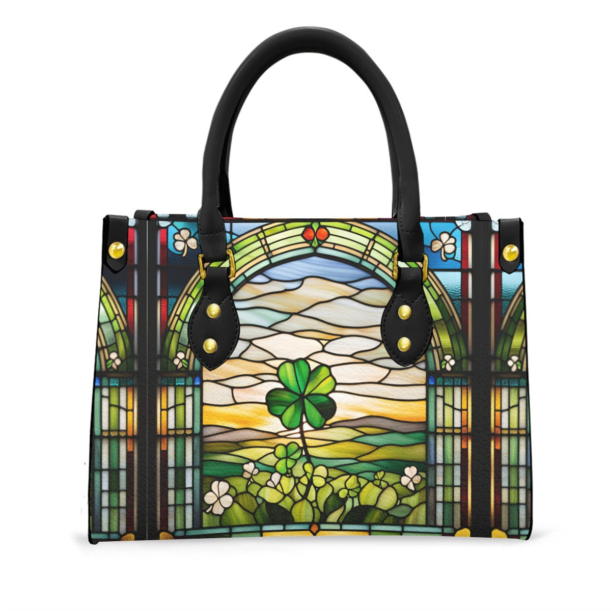 PGP Holiday Cluainsholas Graduated Tote Bag – Elegant Stained Glass Design