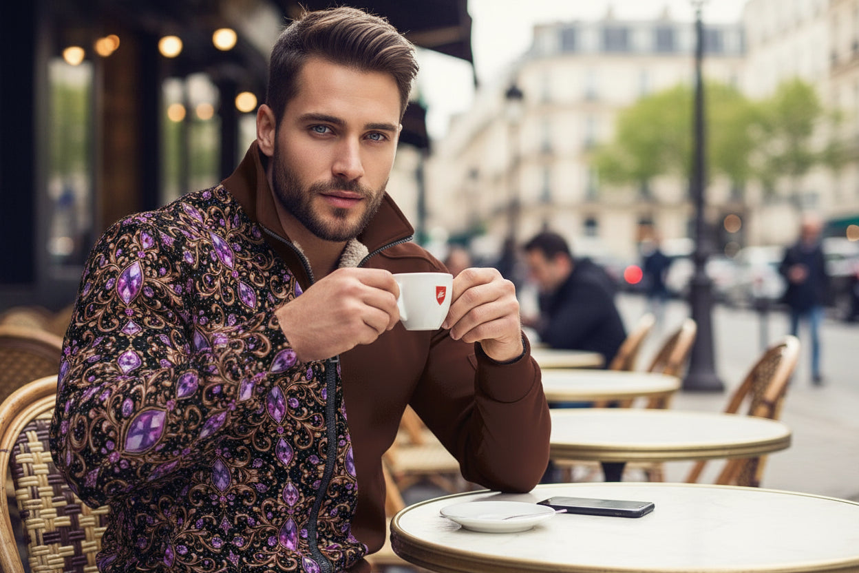 PGP Holiday Healing Luxury Sherpa Fleece Full-Zip Jacket