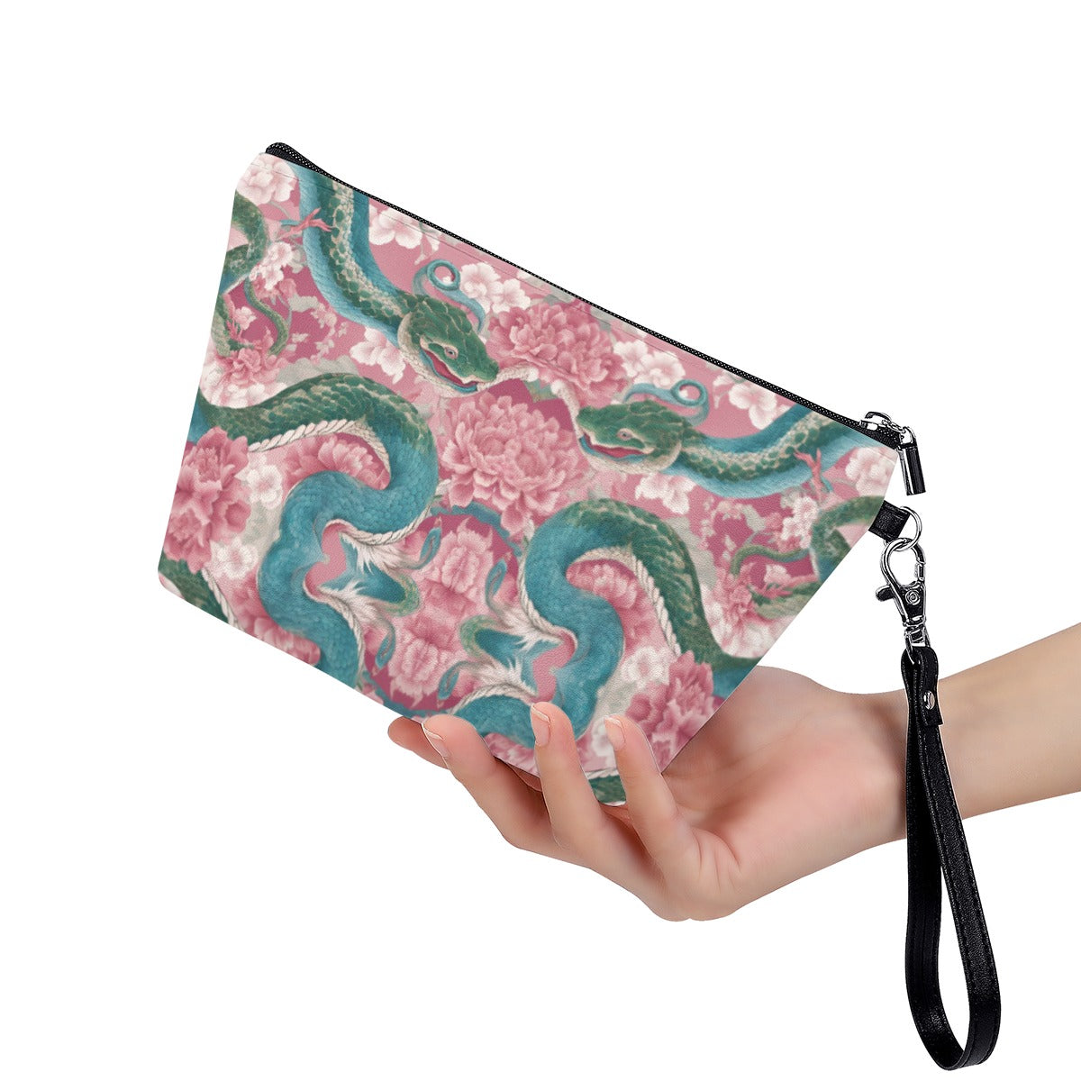 PGP Holiday Cosmetic Bag | Lunar Garden Blush, Sky & Moon | Renewal, Simplicity & Balance