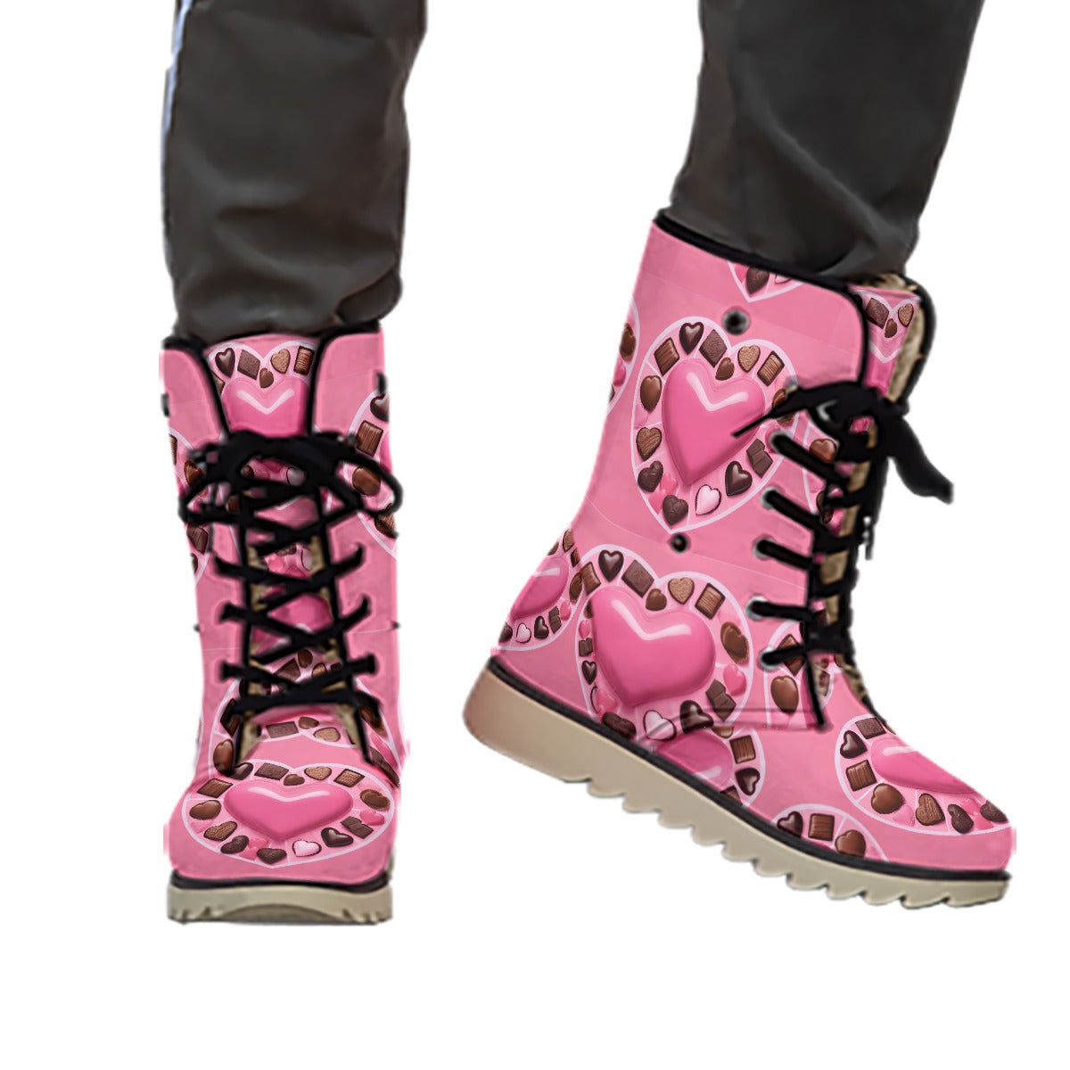PGP Holiday Valen-Floof Women’s Plush Boots - Oshun Design