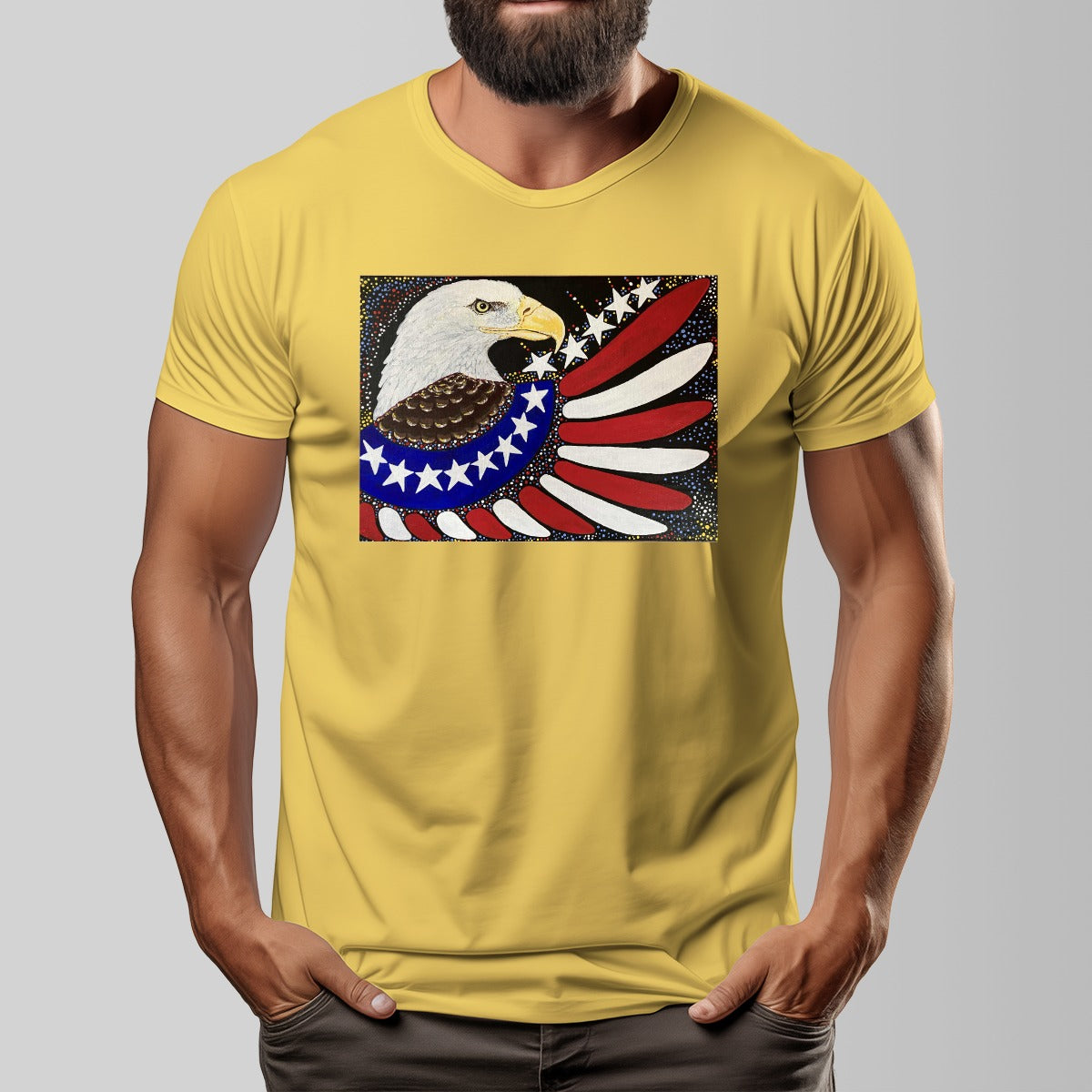 Margeaux 1776 Art Quality Unisex O-Neck Cotton T-Shirt – 180GSM DTF Print from PGP Holiday
