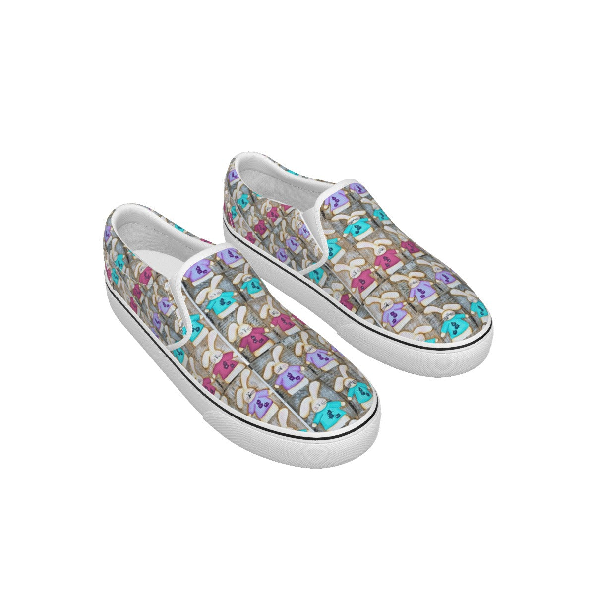 PGP Holiday Suzanne Hoppin' Women's Slip On Sneakers – Comfortable & Stylish Matching Family Shoes