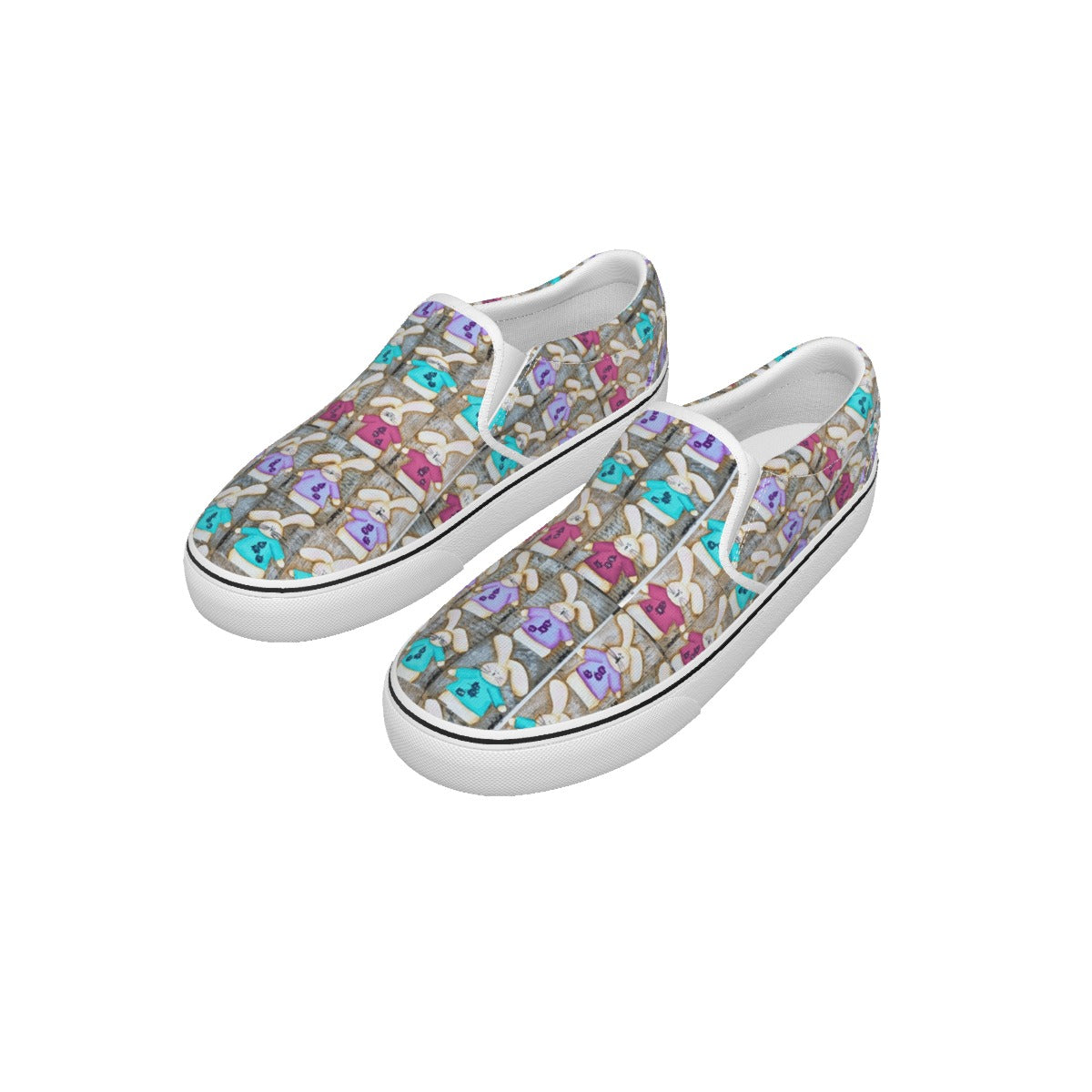 PGP Holiday Suzanne Hoppin' Kid's Slip-On Sneakers – Comfortable & Stylish Matching Family Shoes