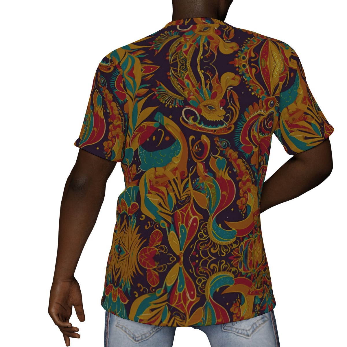PGP Holiday Carnaval V-Neck T-Shirt – Soft, Breathable & Versatile for Every Season