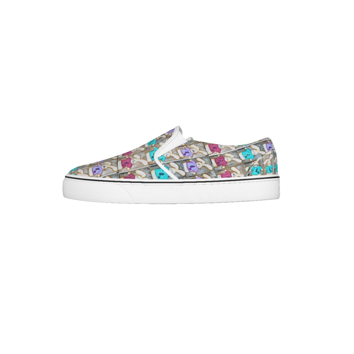 PGP Holiday Suzanne Hoppin' Men's Slip-On Sneakers – Comfortable & Stylish Matching Family Shoes