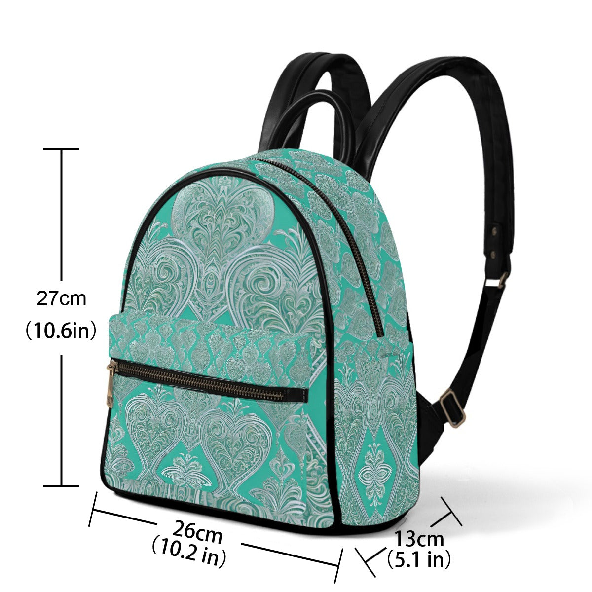 PGP Holiday She Prefers Silver Line - Mint - "Mini-dorable" Mini Backpack