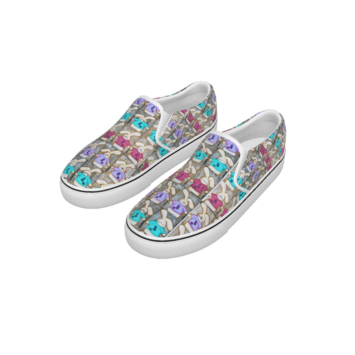 PGP Holiday Suzanne Hoppin' Women's Slip On Sneakers – Comfortable & Stylish Matching Family Shoes