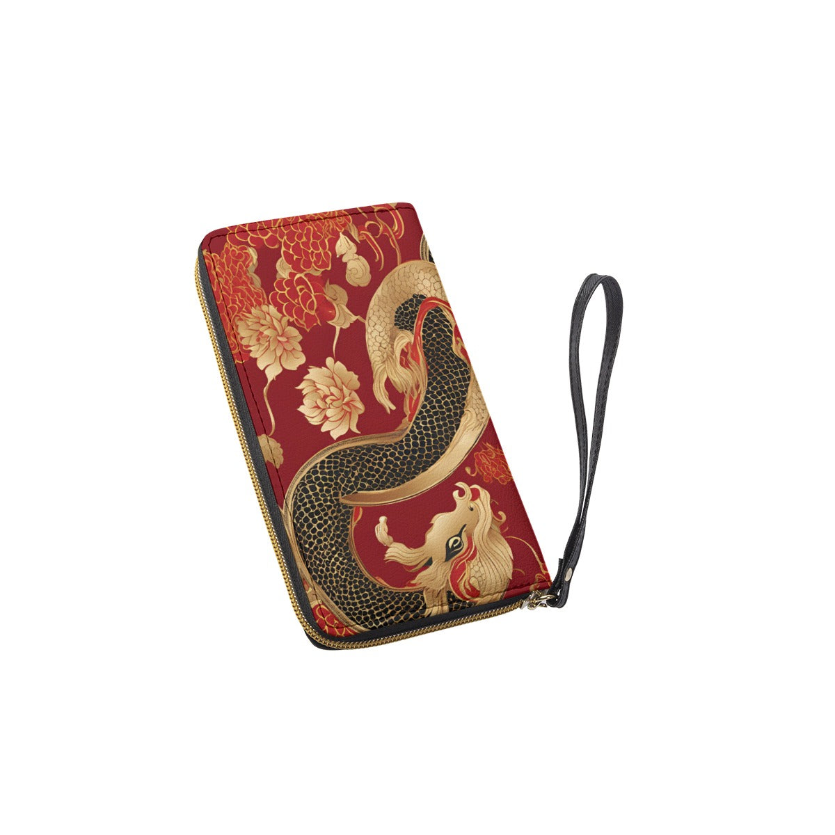 PGP Holiday Lunar Balance Long Wallet with Black Hand Strap - Elegant & Practical