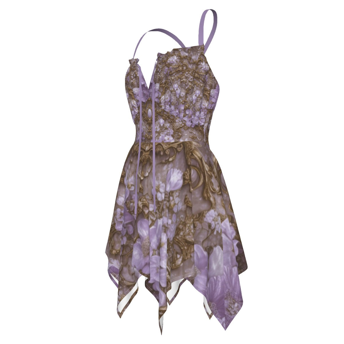 PGP Holiday Mocha Lavender Dream Women's Slip Dress | Doubles as a Spring Top or Beach Dress