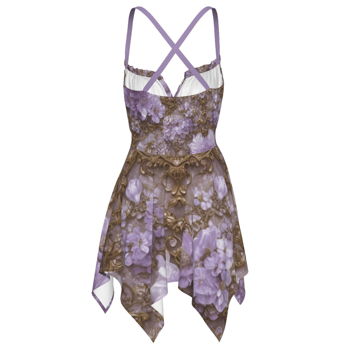 PGP Holiday Mocha Lavender Dream Women's Slip Dress | Doubles as a Spring Top or Beach Dress