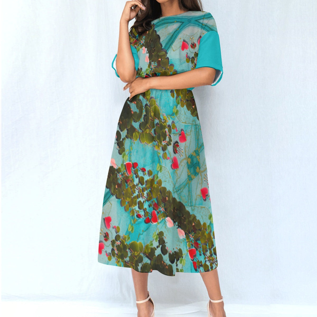 PGP Holiday Tough Love Lunaria Gown 1950's Elegance Modernized – Design "Petty"