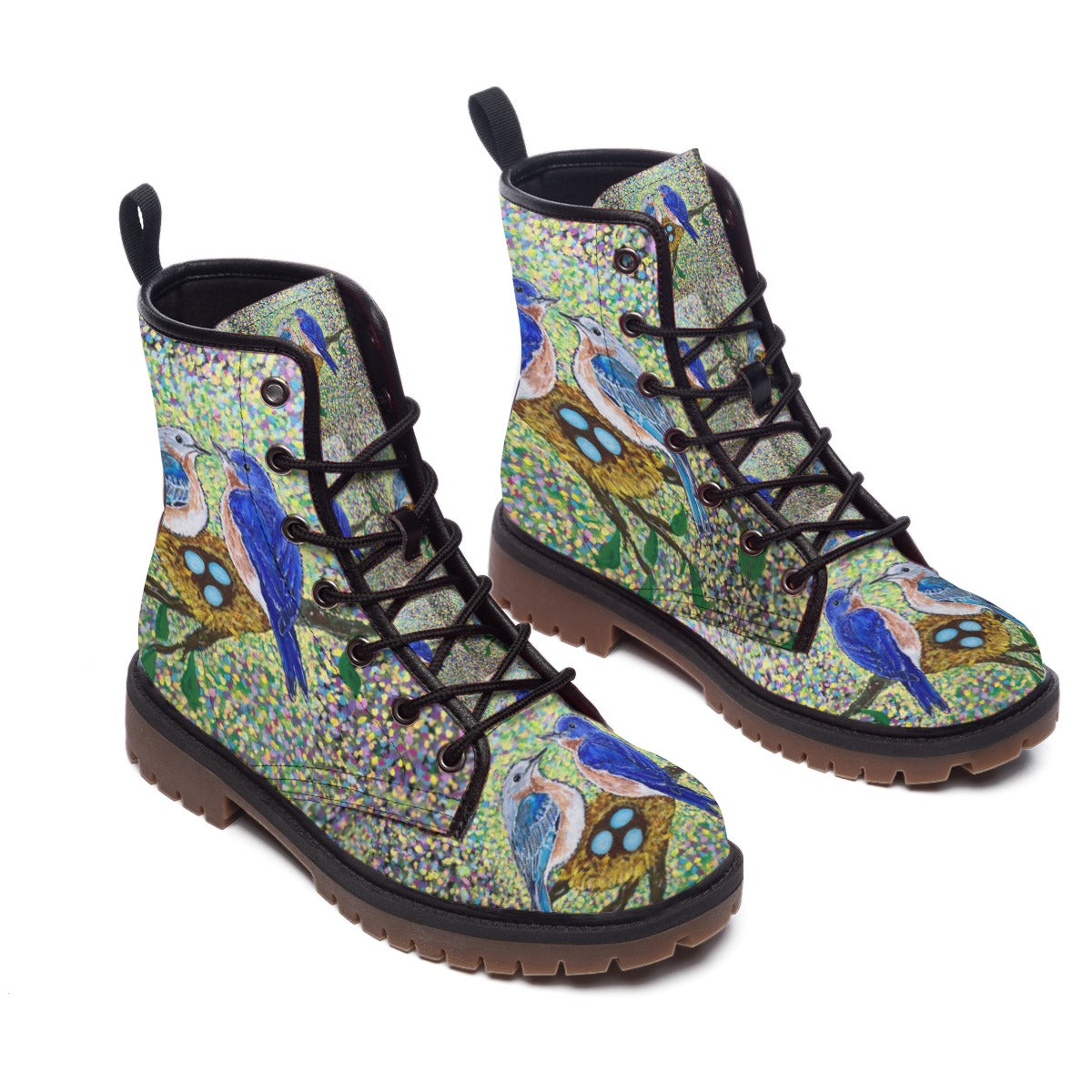 PGP Holiday Margeaux Bluebird Women's Martin Short Boots – Stylish & Comfortable All-Season Footwear