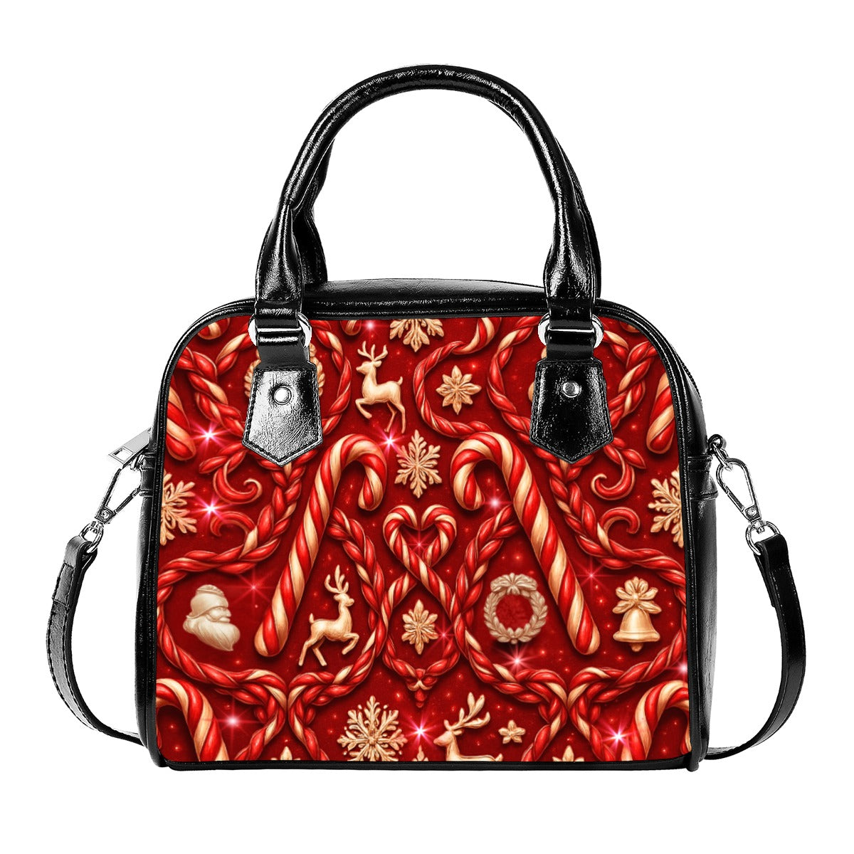 PGP Holiday Candy Cane Ball Duo Strap Hand Bag — Voted #1 (Inspired by Song 4)