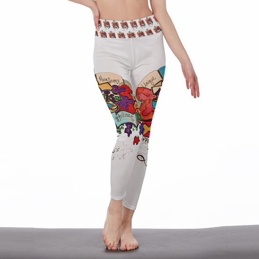 PGP HOLIDAY Stacy "Be You" High Waist Leggings | Side Stitch Closure