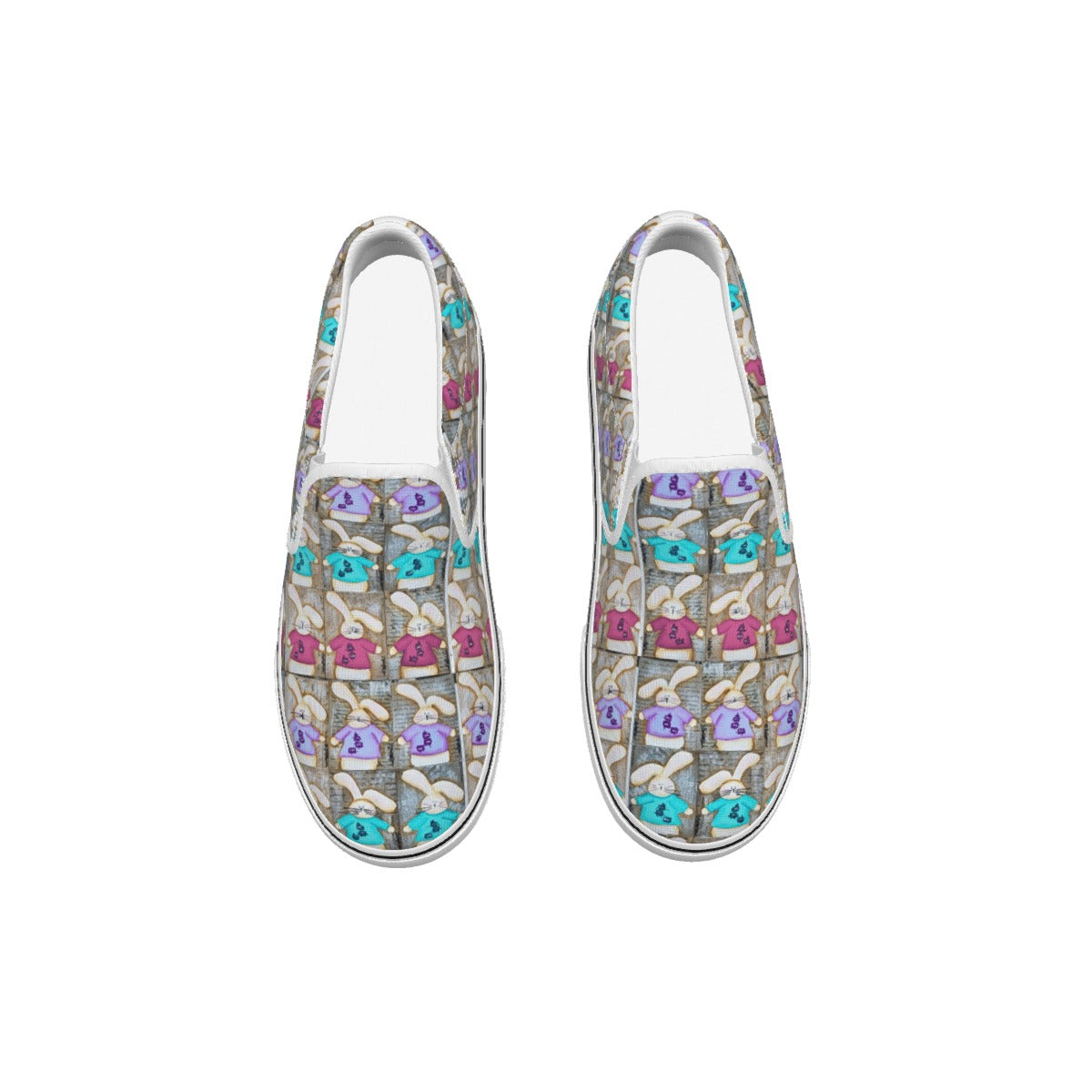 PGP Holiday Suzanne Hoppin' Men's Slip-On Sneakers – Comfortable & Stylish Matching Family Shoes