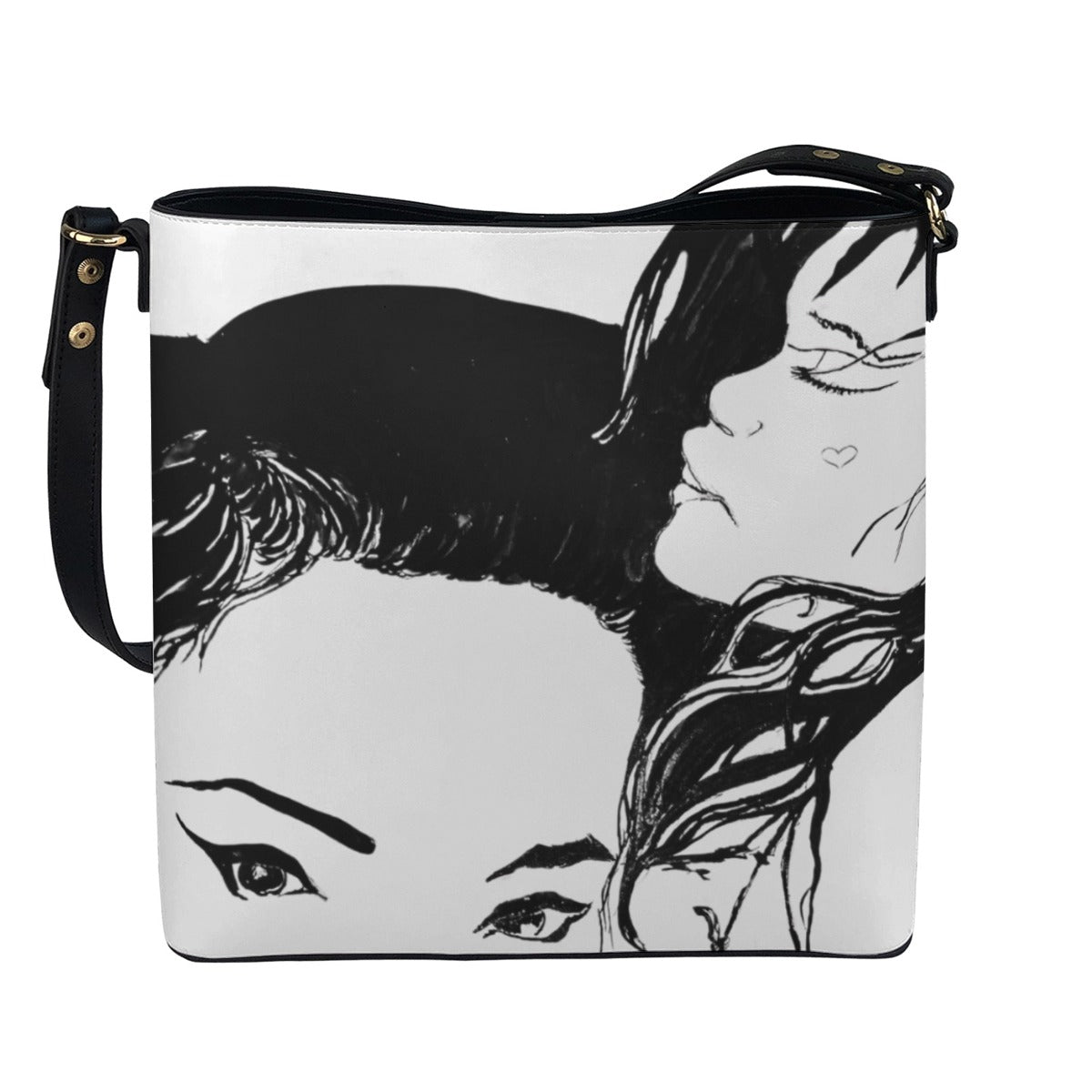 PGP Holiday Amanda Pookie Minimalist Square Crossbody Bucket Bag – Sleek Everyday Style