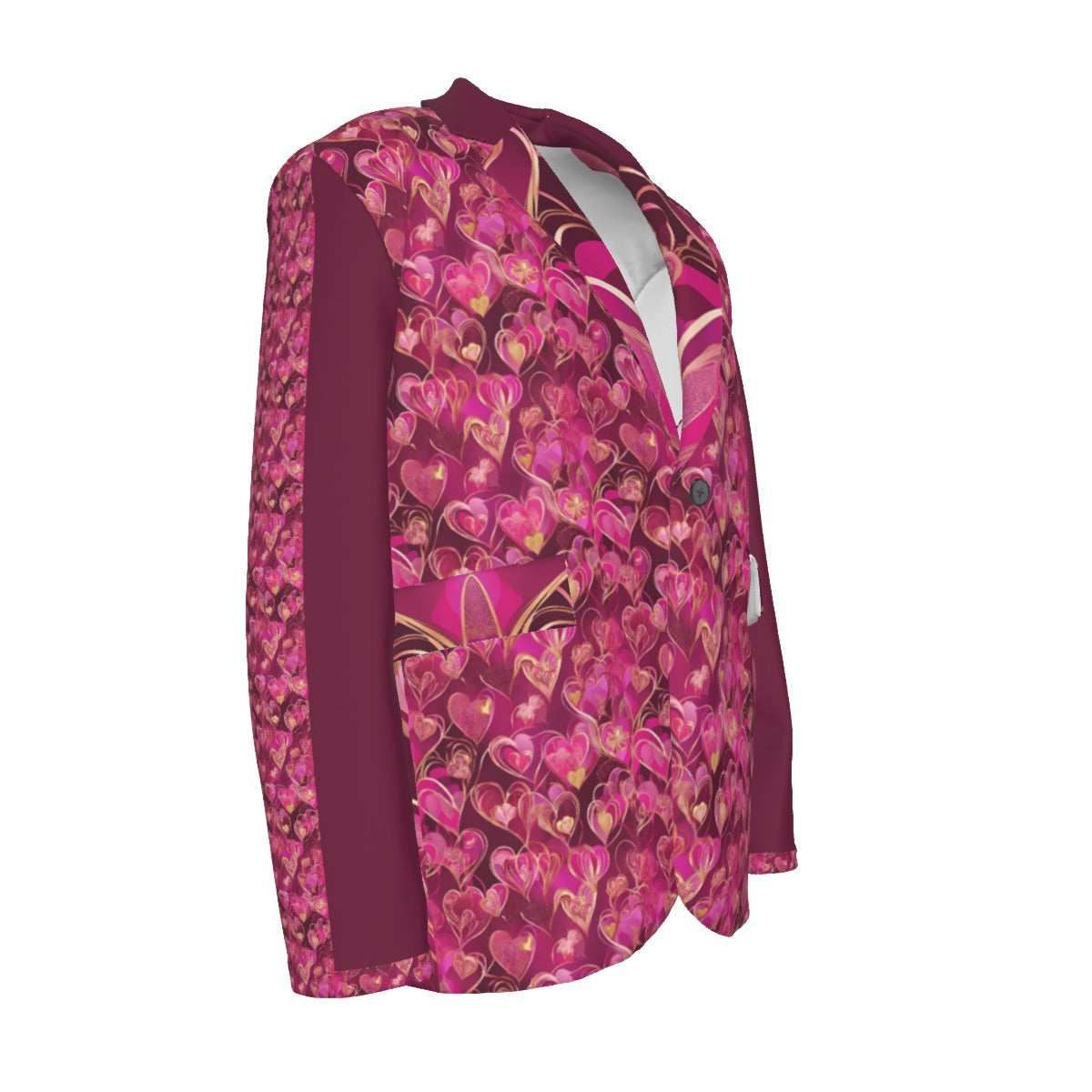 He’s a Valen-Divo Men’s Casual Flat Lapel Collar Blazer | Stylish Lightweight Suit Jacket