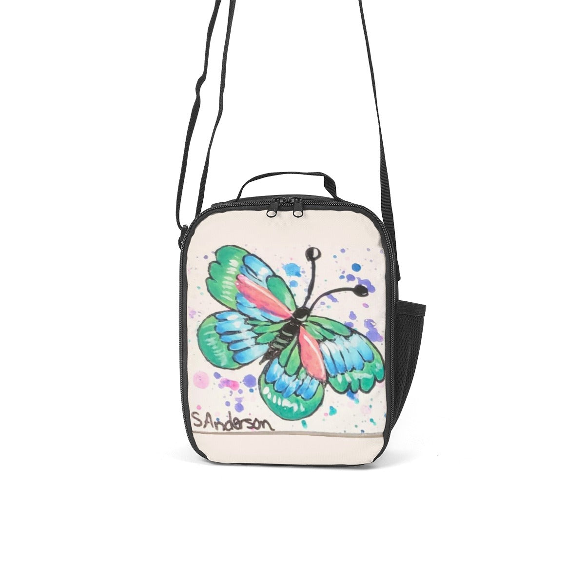 PGP Holiday Suzanne Flutterby Insulated Lunch or Bev Box Bag – Supercute, Stylish & Practical Lunch Carrier