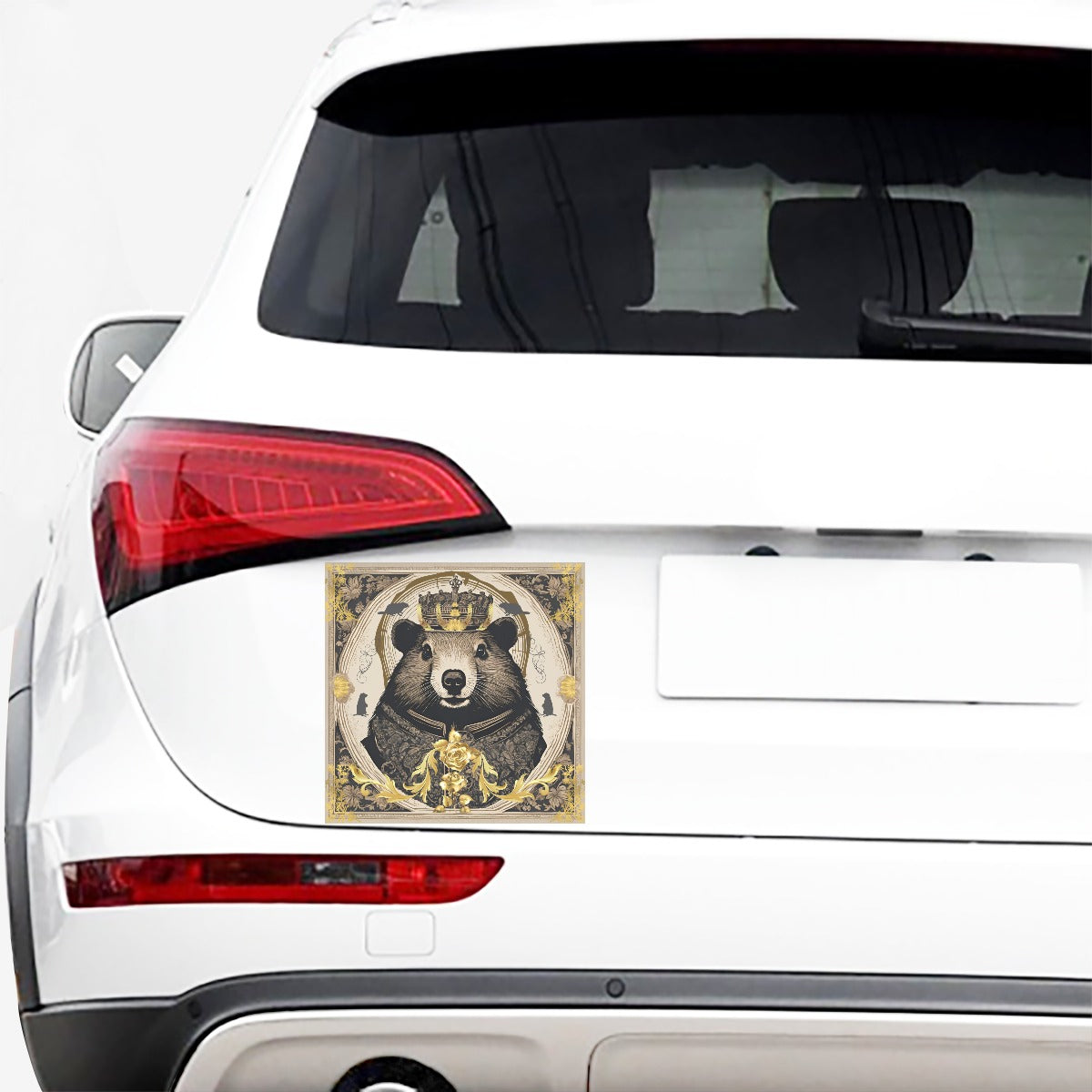PGP Holiday Groundhog Day Majesty Car Sticker – Durable & Fun Seasonal Decal!