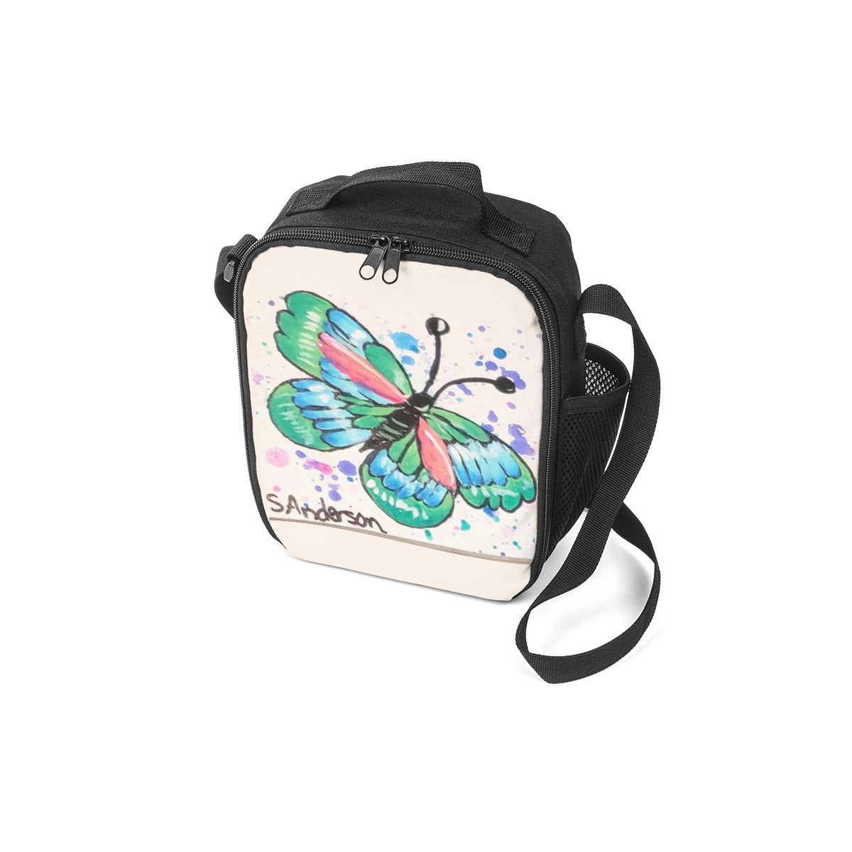 PGP Holiday Suzanne Flutterby Insulated Lunch or Bev Box Bag – Supercute, Stylish & Practical Lunch Carrier