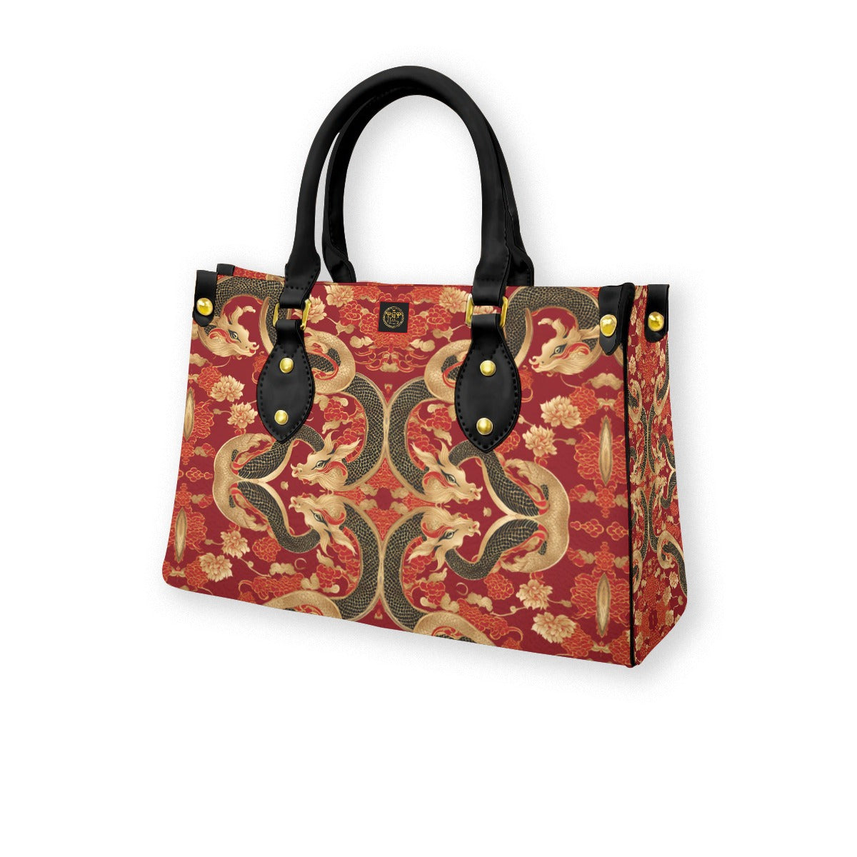 PGP Holiday Lunar Balance Graduated Tote Bag with Black Handle - Year of the Snake
