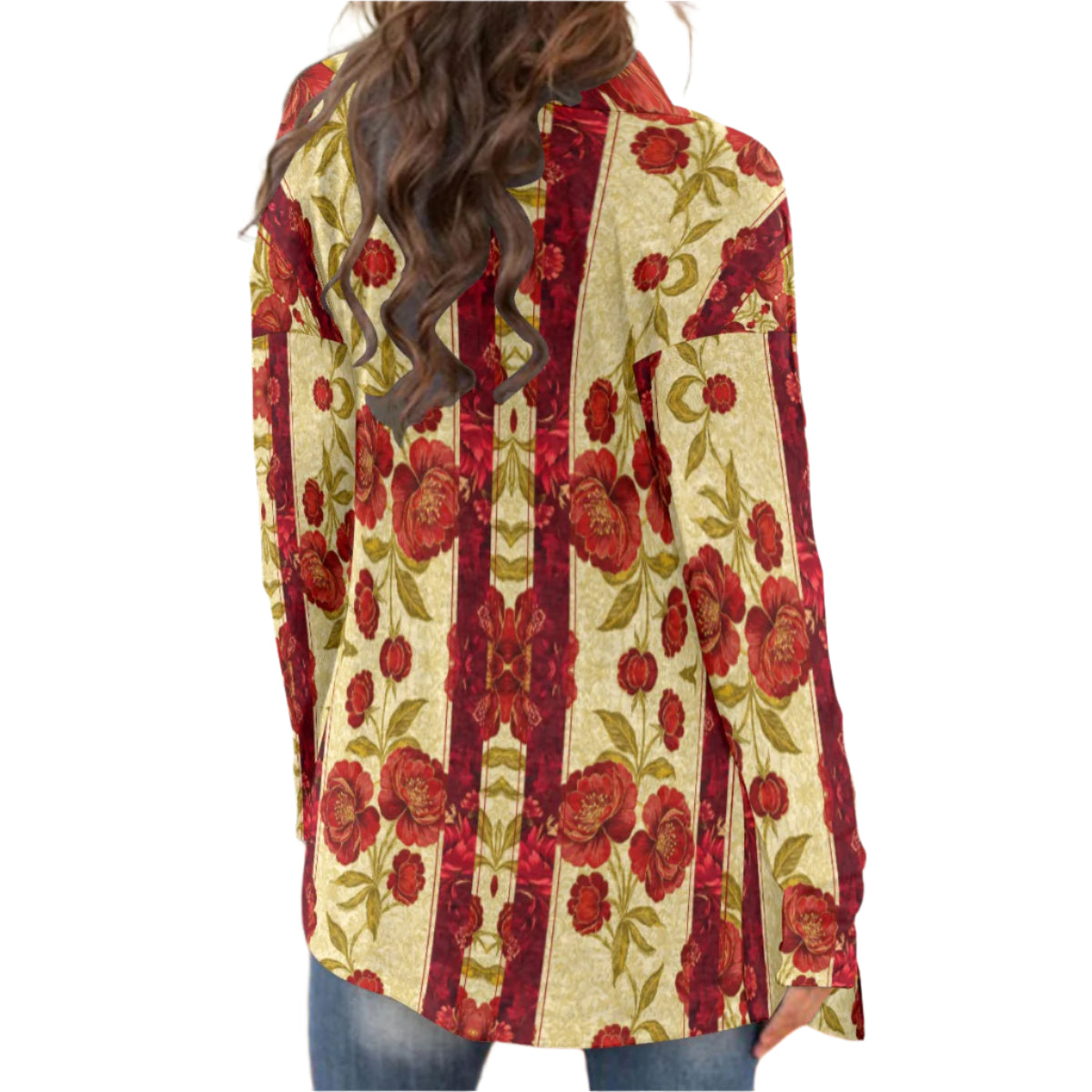 PGP Holiday Wildwood Rose Open Face Cardigan – Stylish & Comfortable Mid-Length
