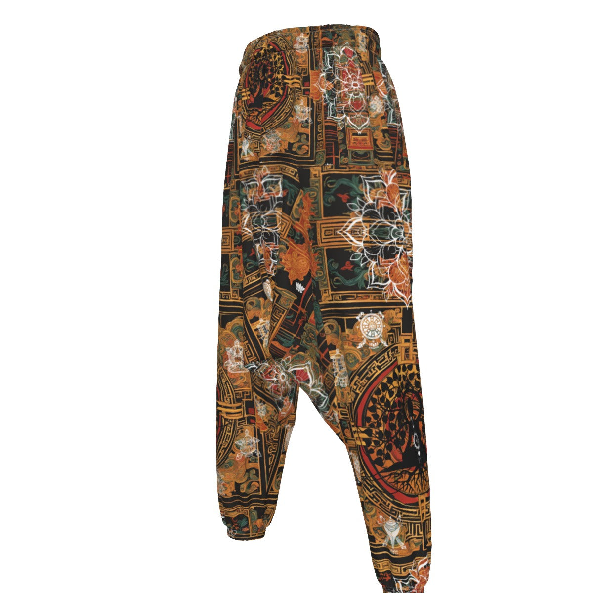 PGP Holiday Tibetan Ember Unisex Dhoti Pants – Flattering Fit for All Body Types