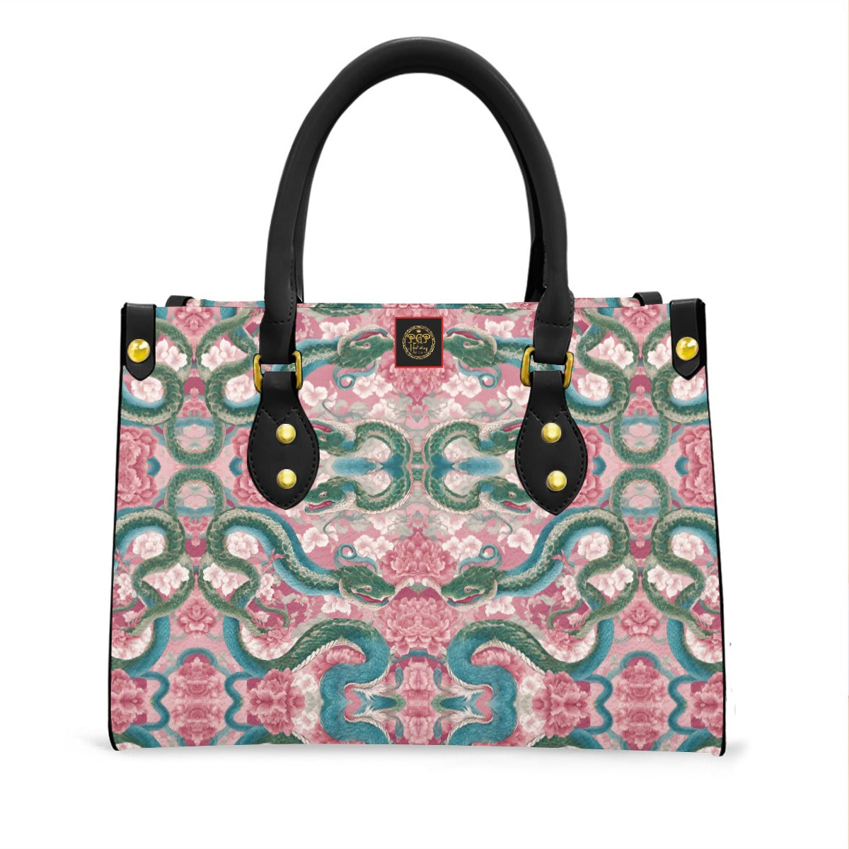 PGP Holiday Handled Tote | Lunar Garden Blush, Sky & Moon | Renewal, Simplicity & Balance
