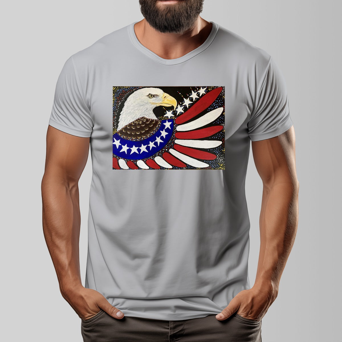 Margeaux 1776 Art Quality Unisex O-Neck Cotton T-Shirt – 180GSM DTF Print from PGP Holiday